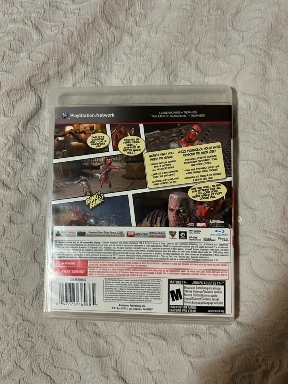 💀 Deadpool – PS3 Complete in Box 💀 - Picture 4 of 4